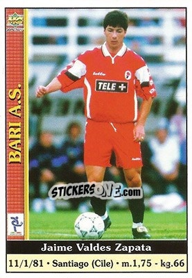 Sticker Jaime Valdes Zapata - Calcio 2000-2001 - Mundicromo