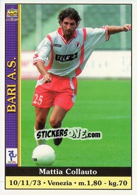 Sticker Mattia Collauto - Calcio 2000-2001 n. 40 - Mundicromo