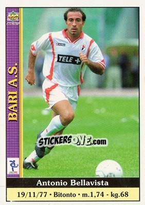 Sticker Antonio Bellavista - Calcio 2000-2001 - Mundicromo