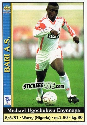 Sticker Michael Ugochukwu Enyinnaya - Calcio 2000-2001 n. 43 - Mundicromo