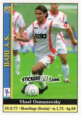 Sticker Yksel Osmanowsky - Calcio 2000-2001 n. 47 - Mundicromo