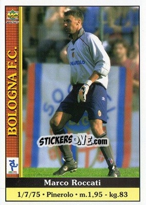 Sticker Marco Roccati - Calcio 2000-2001 n. 51 - Mundicromo