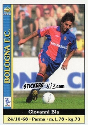 Sticker Giovanni Bia - Calcio 2000-2001 n. 52 - Mundicromo