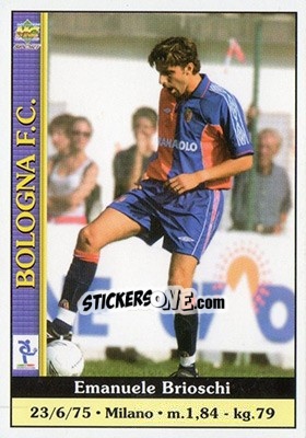 Figurina Emanuele Brioschi - Calcio 2000-2001 - Mundicromo