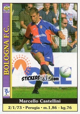Sticker Marcello Castellini - Calcio 2000-2001 n. 54 - Mundicromo