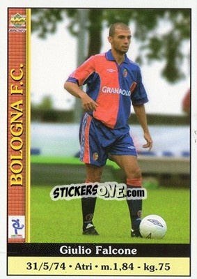Sticker Giulio Falcone - Calcio 2000-2001 - Mundicromo