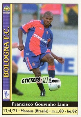 Sticker Francisco Gouvinho Lima - Calcio 2000-2001 n. 61 - Mundicromo