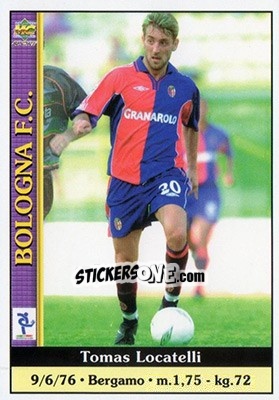 Sticker Tomas Locatelli - Calcio 2000-2001 n. 62 - Mundicromo