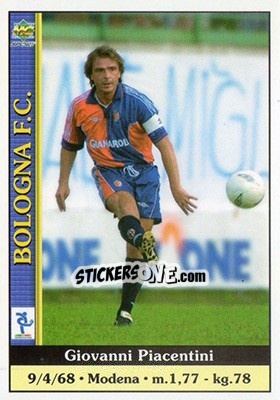 Sticker Giovanni Piacentini - Calcio 2000-2001 n. 65 - Mundicromo