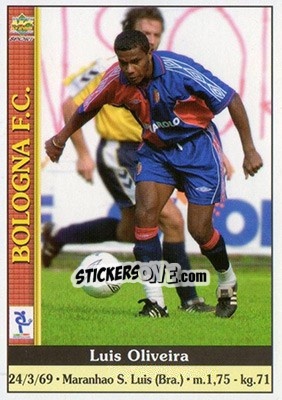 Sticker Luis Oliveira - Calcio 2000-2001 - Mundicromo