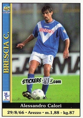 Sticker Alessandro Calori - Calcio 2000-2001 n. 77 - Mundicromo