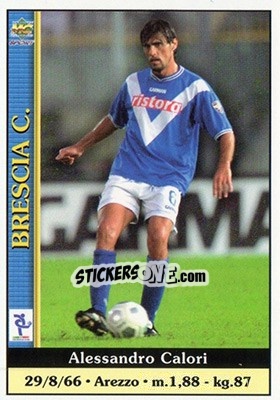 Figurina Alessandro Calori - Calcio 2000-2001 - Mundicromo