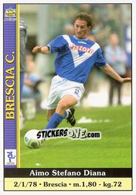 Sticker Aimo Stefano Diana - Calcio 2000-2001 - Mundicromo