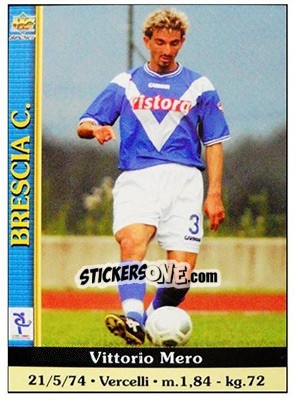 Sticker Vittorio Mero - Calcio 2000-2001 - Mundicromo