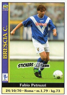 Cromo Fabio Petruzzi - Calcio 2000-2001 - Mundicromo