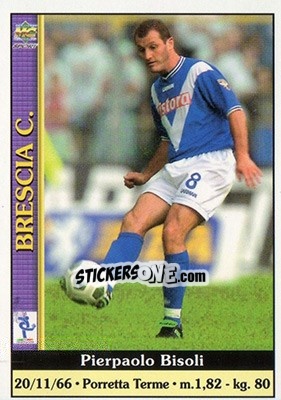 Sticker Pierpaolo Bisoli - Calcio 2000-2001 n. 83 - Mundicromo