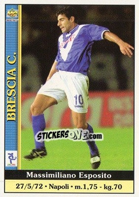 Sticker Massimiliano Esposito - Calcio 2000-2001 n. 85 - Mundicromo