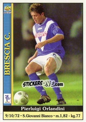 Sticker Pierluigi Orlandini - Calcio 2000-2001 n. 89 - Mundicromo