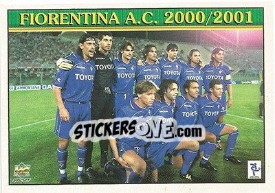 Sticker Fiorentina A.C. - Calcio 2000-2001 - Mundicromo