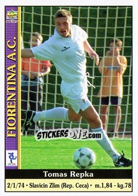 Figurina Tomas Repka - Calcio 2000-2001 - Mundicromo