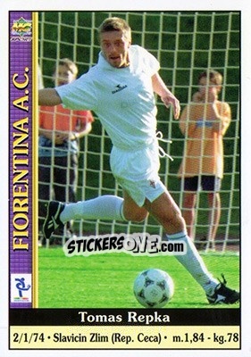 Sticker Tomas Repka - Calcio 2000-2001 n. 104 - Mundicromo