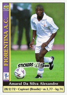 Sticker Amaral Da Silva Alexandre - Calcio 2000-2001 - Mundicromo