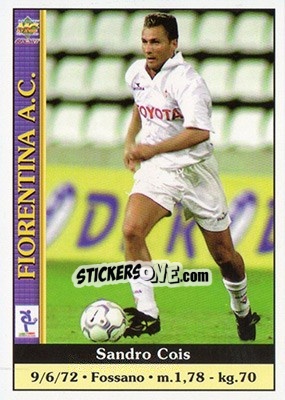 Sticker Sandro Cois - Calcio 2000-2001 - Mundicromo