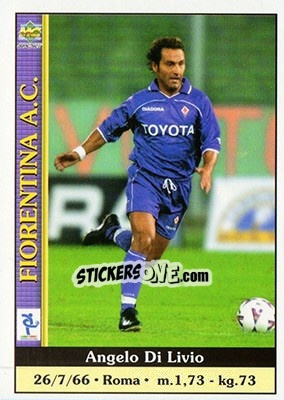 Sticker Angelo Di Livio - Calcio 2000-2001 - Mundicromo