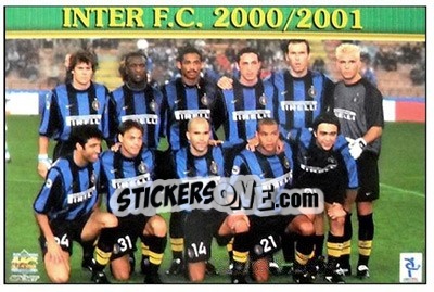 Sticker Inter F.C. - Calcio 2000-2001 n. 121 - Mundicromo