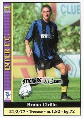 Sticker Bruno Cirillo - Calcio 2000-2001 n. 125 - Mundicromo