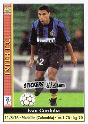 Sticker Ivan Cordoba - Calcio 2000-2001 - Mundicromo
