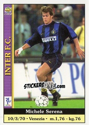 Figurina Michele Serena - Calcio 2000-2001 - Mundicromo