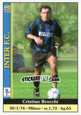 Cromo Cristian Brocchi - Calcio 2000-2001 n. 131 - Mundicromo