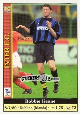 Sticker Robbie Keane - Calcio 2000-2001 n. 142 - Mundicromo
