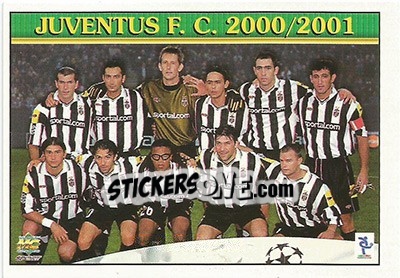 Sticker Juventus F.C. - Calcio 2000-2001 n. 145 - Mundicromo