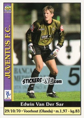 Sticker Edwin van der Sar - Calcio 2000-2001 n. 146 - Mundicromo