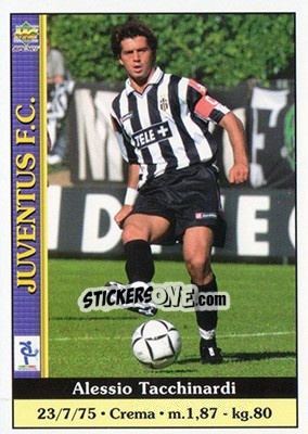 Sticker Alessio Tacchinardi - Calcio 2000-2001 n. 161 - Mundicromo