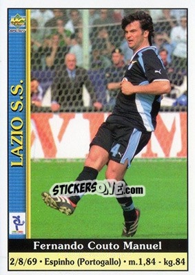 Sticker Fernando Couto Manuel - Calcio 2000-2001 - Mundicromo