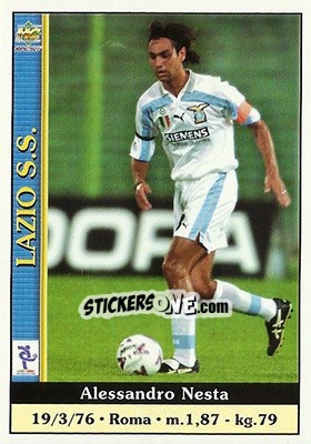 Sticker Alessandro Nesta - Calcio 2000-2001 n. 177 - Mundicromo