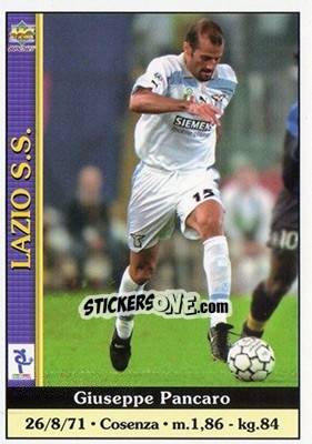 Sticker Giuseppe Pancaro - Calcio 2000-2001 - Mundicromo