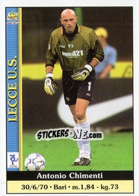 Sticker Antonio Chimenti - Calcio 2000-2001 n. 194 - Mundicromo