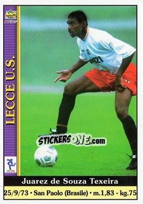 Sticker Juarez de Souza Texeira - Calcio 2000-2001 n. 200 - Mundicromo