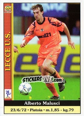 Sticker Alberto Malusci - Calcio 2000-2001 - Mundicromo