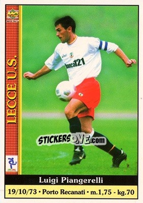 Sticker Luigi Piangerelli - Calcio 2000-2001 n. 209 - Mundicromo
