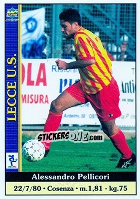 Sticker Alessandro Pellicori - Calcio 2000-2001 n. 215 - Mundicromo