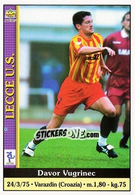 Sticker Davor Vugrinec - Calcio 2000-2001 - Mundicromo