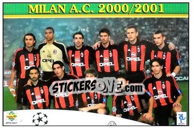 Sticker Milan A.C. - Calcio 2000-2001 n. 217 - Mundicromo