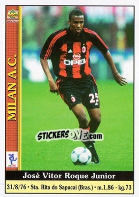 Sticker Jose Vitor Roque Junior - Calcio 2000-2001 - Mundicromo