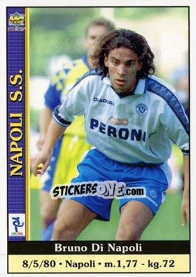 Sticker Bruno Di Napoli - Calcio 2000-2001 n. 253 - Mundicromo
