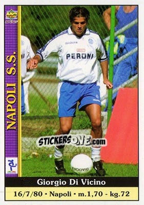 Cromo Giorgio Di Vicino - Calcio 2000-2001 n. 254 - Mundicromo